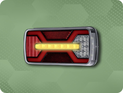LED zadné svetlo X-SPIDER, R10, R148, R150, IP67, [L2431]