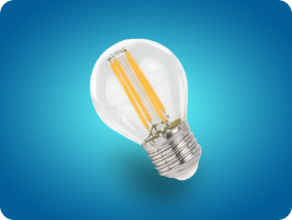 E27 LED retro žiarovka G45, 5.5W, 700lm, 4000K [WOJ+14397_5.5W]