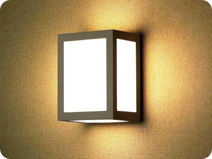 Nástenné LED svietidlo 12W, 1350lm, IP65, čierne