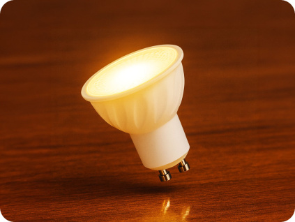 GU10 LED žiarovka 6W, 445lm, 38°, stmievateľná, CREE chip