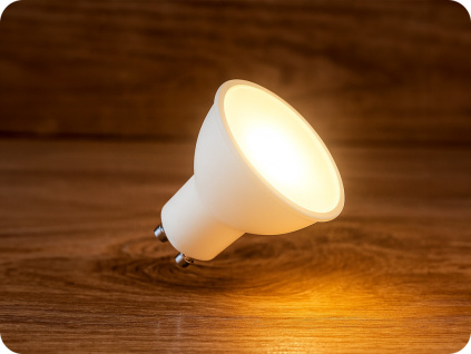 LED žiarovka GU10 10W, 1000lm, 100°, CREE CHIP