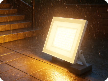 LED reflektor 100W, 8150lm, biely