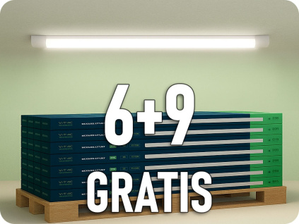 LED hranolový panel 50W, 6000lm, 150cm, 6+9 zadarmo!