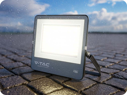 LED Reflektor 300W, 34440lm, CREE CHIP, čierny