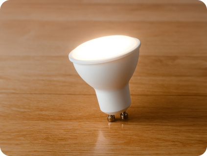 LED žiarovka GU10 1W, 90lm