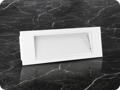 Núdzové LED svietidlo 1,2W, 110lm, CREE CHIP, 6000K, zápustné