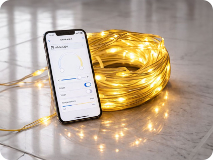 Smart LED dekoračná reťaz 10m, 2W, 3000K, IP65 [ML61607]