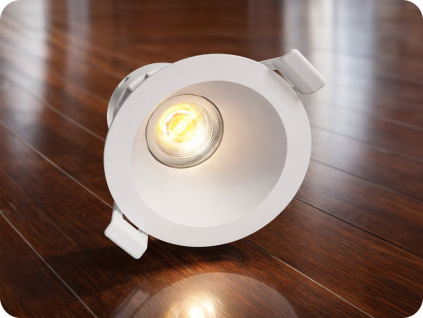 LED vstavané svietidlo CHLOE 7W, 560lm, CCT, okrúhle, biele [SLI043030CCT_PW]