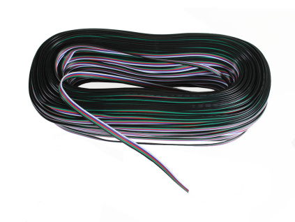 Kábel, RGB+W, 5x0,22mm, 1m [66921]