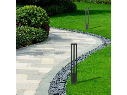 LED ZÁHRADNÉ SVIETIDLO 10W (450 LM), IP65, ČIERNE