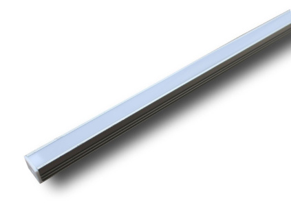 HLINÍKOVÝ PROFIL 2 M PRE LED PÁSY, 17,4 x 12,1 MM