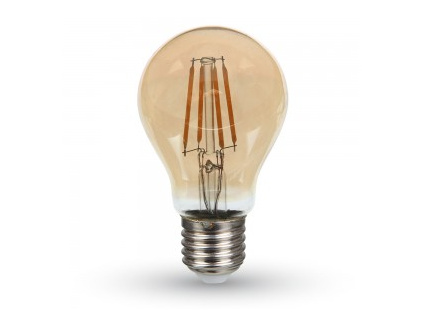 E27 LED RETRO FILAMENT ŽIAROVKA 4W, (350 LM), A60, SAMSUNG CHIP