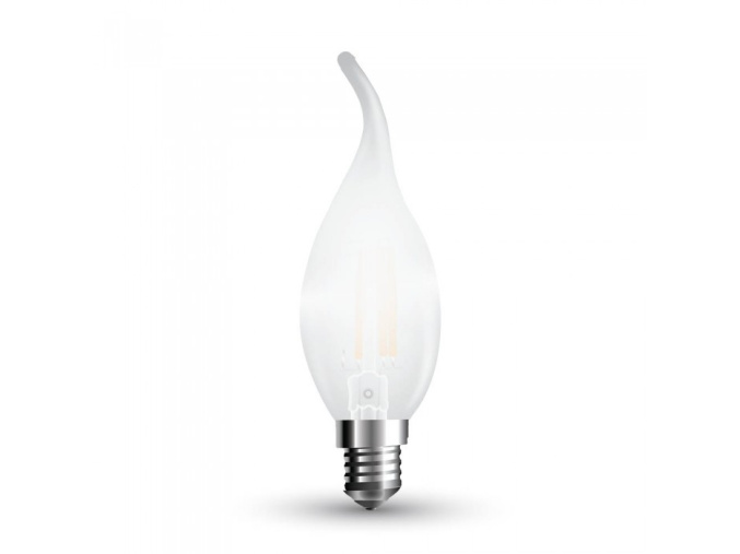 E14 LED Filament žiarovka 4W (350Lm), stmievateľná, 2700K