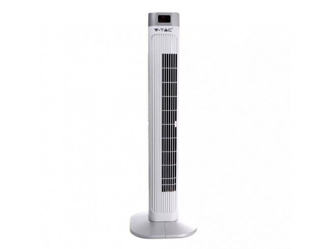 55W stĺpový ventilátor 90cm s ukazovateľom teploty a diaľkovým ovládaním