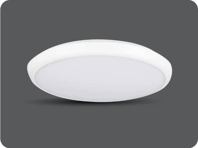 LED Dome Light Slim stropné/nástenné svietidlo 12W (1440Lm), SAMSUNG chip, IP65