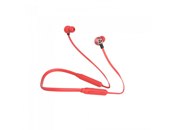 Sport Handsfree Bluetooth slúchadlá, 500mAh, červené