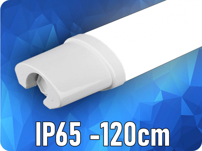 LED Vodeodolná lampa 36W, 120 cm, 3000Lm, IP65