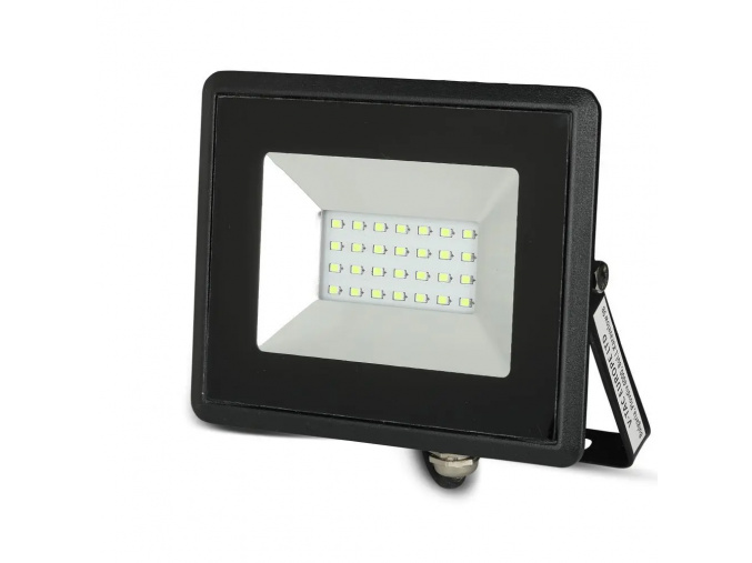 20W LED reflektor E-Series SMD, čierny, zelené svetlo