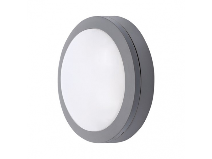 Solight LED vonkajšie osvetlenie guľaté, sivé, 13W, 910lm, 4000K, IP54 [WO746]