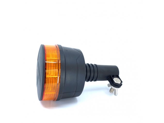 LED výstražný maják 19W, 30xLED, flex, 12-24V, oranžový, 2 módy [ALR0072]