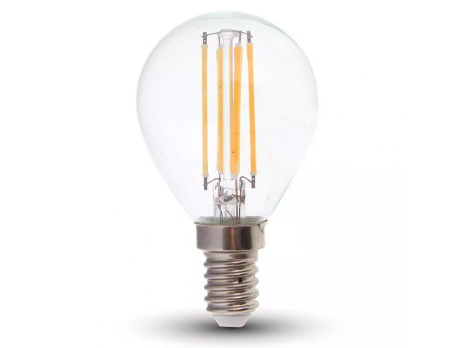 Retro LED žiarovka E14, P45, 6W, 800LM (130LM/W), 300°