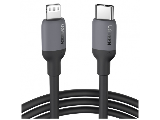 UGREEN  USB-C  -> Lightning kábel, 1m, čierny [US387]