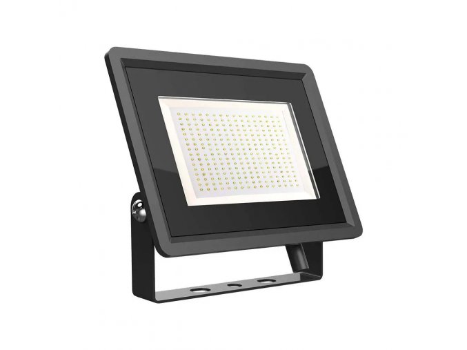 LED reflektor, 200W, 17600LM, 110°, IP65, čierny