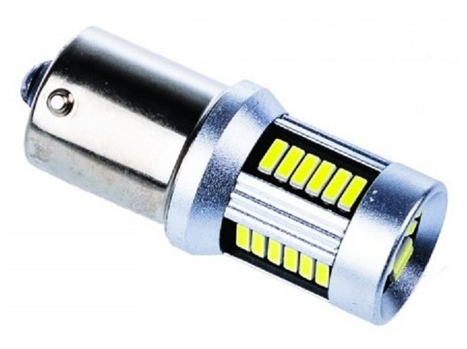 Einparts LED auto žiarovka P21W, 1156, 30 SMD4014, CANBUS, 24V 6000K, balenie 2ks [EPL144]