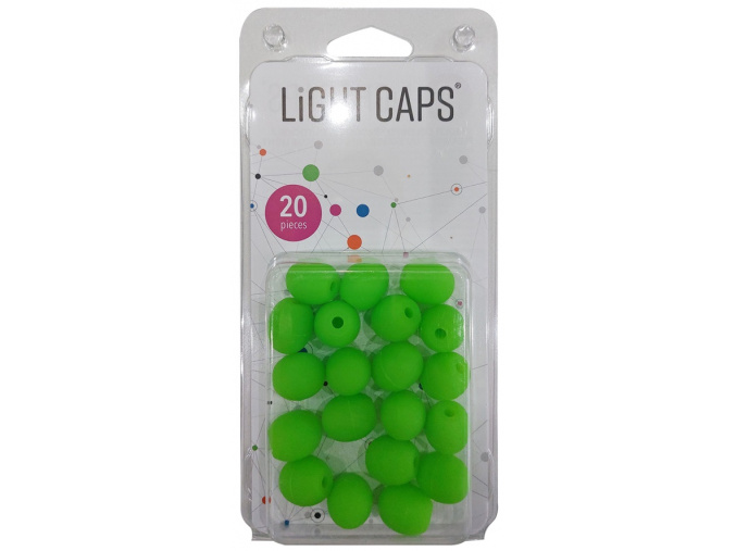 LIGHT CAPS®  zelené, 20ks v balení