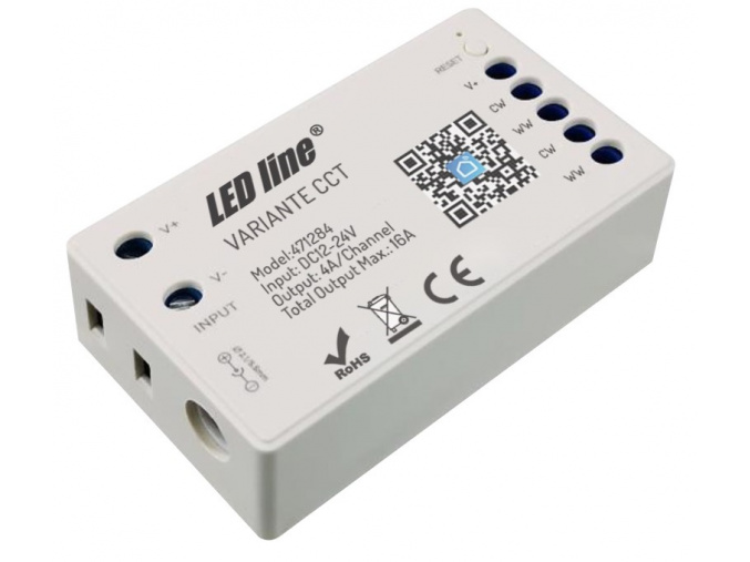 LED line® Prijímač diaľkového ovládača VARIANTE pre CCT LED pásy (bez diaľkového ovl.) [471284]