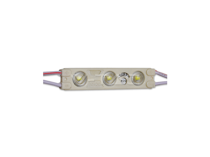 LED MODUL 1W, 3 LED , ČERVENÝ, IP67