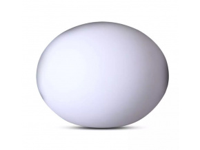 LED RGB svietidlo BALL 20x14 cm, IP67, plast, nabíjateľné