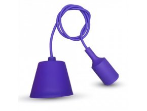 Prívesok pre E27 žiarovky, purpurový