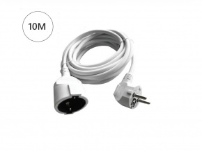 Predlžovací kábel, 10m,  16A, 3G1.5mm2, biely