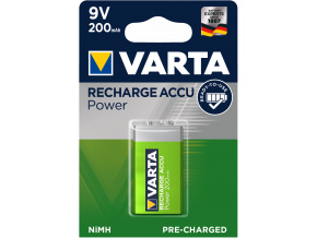 VARTA nabíjateľná NiMH batéria tranzistorová, 9V, 200mAh