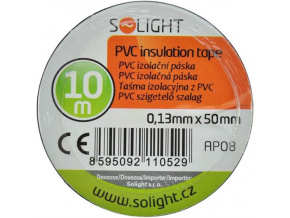 Solight izolačná páska, 50mmx0,13mmx10m, čierna [AP08]