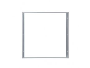 Solight hliníkový strieborný rám pre inštaláciu panelov s rozmerom 595x595mm, na strop/stenu, výška 68mm