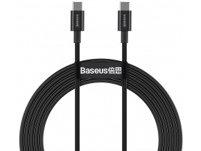 Baseus Superior Series USB-C->USB-C kábel, 100W, 2m, čierny [CATYS-C01]