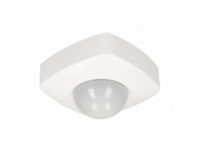 PIR senzor prítomnosti 360° max. LED 500W 3-2000lux min 10 sek. max 30 min. dosah priemer 20m biely IP65 [OR-CR-255]