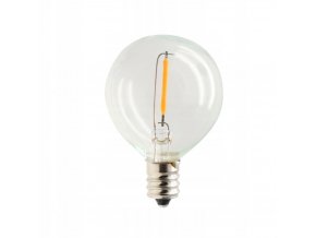LED žiarovky E12, G40, 0.5W, 30lm, 3V, teplá biela, balenie 6ks [RTV100101]