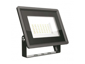 LED reflektor, 30W, 2510lm, čierny