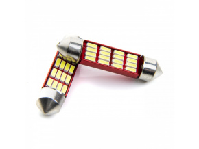 Einparts LED auto žiarovka C10W 39MM 16 SMD 4014 CANBUS 9-16V 6000K balenie 2ks [EPL206]