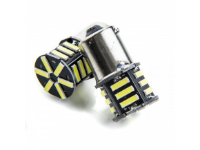 Einparts LED auto žiarovka 1156 P21W 21 SMD 7020 nieCANBUS 12V 6000K [EPL218]