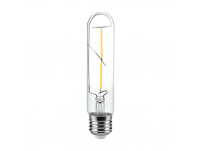 E27 LED filament žiarovka 2W, 200lm, T30, 3000K