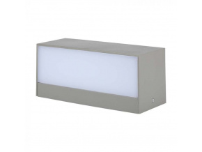 LED nástenné svietidlo 12W 1150LM UP&DOWN šedé IP65