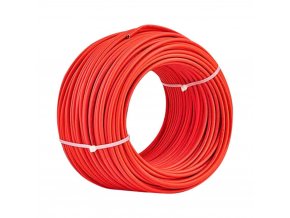 Solárny kábel, prierez 6 mm2, červený, 1 meter [11808]