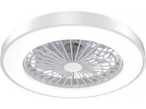 22W stropný ventilátor s LED svetlom 36W, s diaľkovým ovl., CCT, 6 rýchlostí, biely [FANOKWH10G]