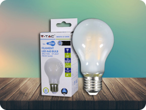 E27 LED FILAMENT ŽIAROVKA 7W, 840lm, A60