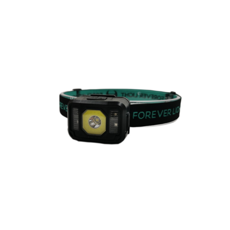 Forever Light LED čelovka Senso XP-E 3W + COB 3W, 270lm, so senzorom, 1200mAh Li-Pol, IP64