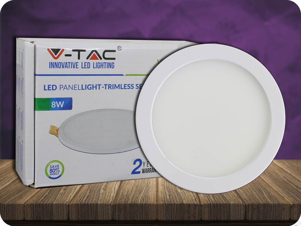 LED PANEL 8W, (800LM) Teplá biela